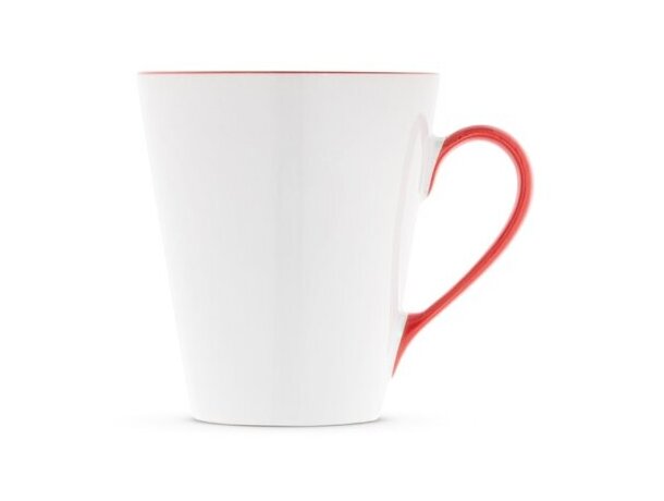 Taza Colby de cerámica 320 mL rojo