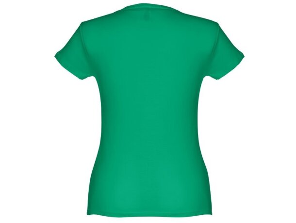 Camisetas mangas cortas corte entallado de algodón 150 g/m2 Thc Sofia Verde detalle 69