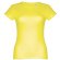 Camisetas manga corta THC Sofia 3XL para mujer algodón 100% 150 g/m2 Amarillo limón detalle 25