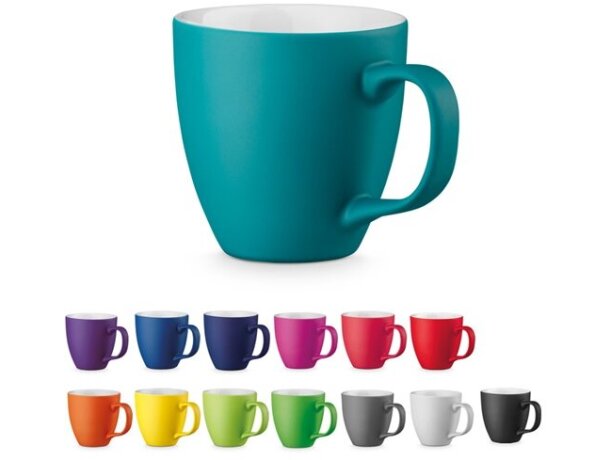 Taza Panthony Mat de porcelana de 450 mL