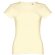 Camisetas mangas cortas corte entallado de algodón 150 g/m2 Thc Sofia Amarillo pastel detalle 16