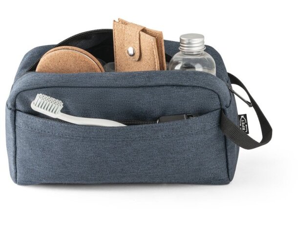 Neceser Repurpose Bag con interior forrado azul