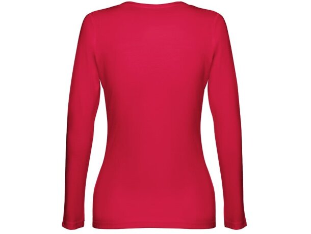 Camiseta de mujer personalizada algodón 150 g/m2 Thc Bucharest Women Rojo detalle 18