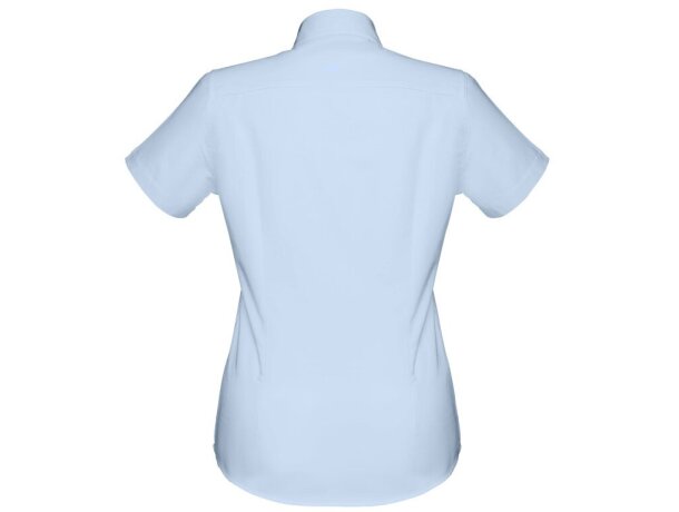 Camisas personalizadas THC London Women oxford algodón 130 g/m2 mujer Azul claro detalle 2