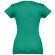 Camiseta de mujer personalizada THC Athens Women entallada algodón 100% 150 g/m2 Verde matizado detalle 3