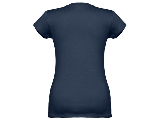 Camiseta de mujer personalizada THC Athens Women entallada algodón 100% 150 g/m2 Azul detalle 18