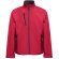 Chaquetas softshell unisex THC Eanes con poliéster 280 g/m2 y forro polar Rojo