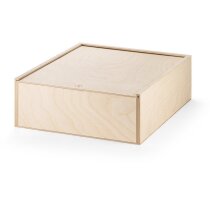 Caja boxie wood L con tapa corredera de contrachapado