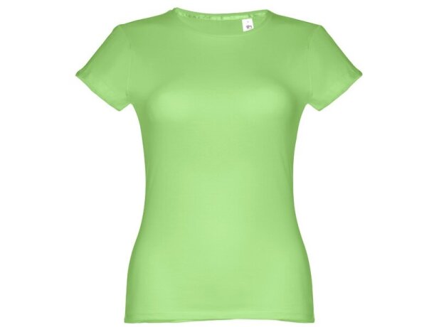 Camisetas manga corta THC Sofia 3XL para mujer algodón 100% 150 g/m2 Verde claro detalle 48