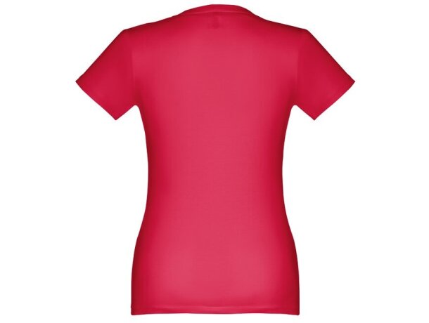 Camiseta para mujer publicidad THC Ankara Women algodón 100% 190 g/m2 entallada Rojo detalle 34