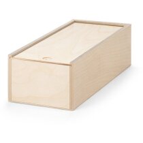 Caja boxie wood M con tapa corredera de madera