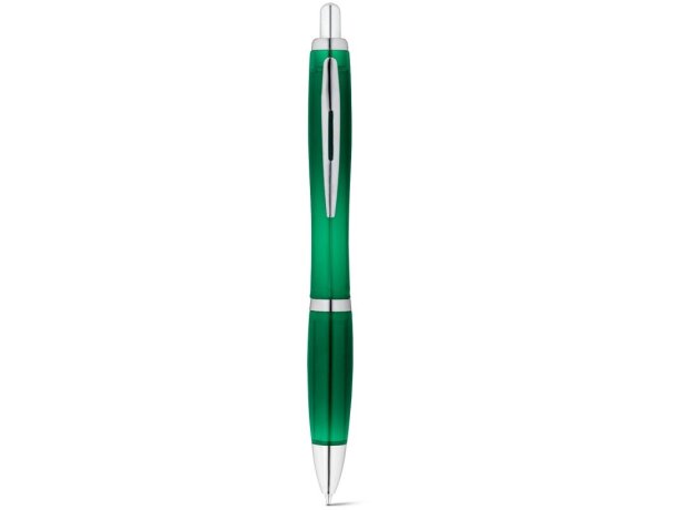 Bolígrafos de rPET con clip metálico Swing Rpet tinta azul colores variados Verde detalle 7