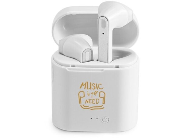 Auriculares Kandel inalámbricos blanco