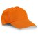 Gorra Rufai 100% algodón naranja