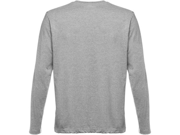 Camisetas manga larga THC Bucharest hombre algodón 100% 150 g/m2 Gris claro matizado detalle 11