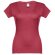 Camisetas mujer algodón cardado 150 g/m2 Thc Rojo matizado detalle 5