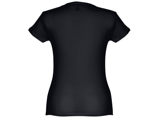 Camisetas mangas cortas corte entallado de algodón 150 g/m2 Thc Sofia Negro detalle 81