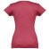 Camisetas mujer algodón cardado 150 g/m2 Thc Rojo matizado detalle 6