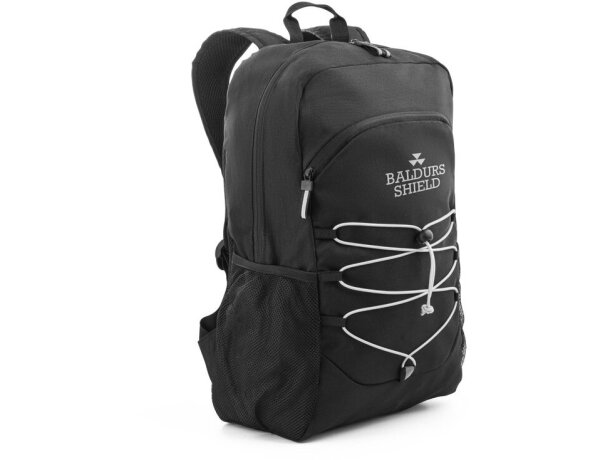 Mochilas para portátil publicitarias Delfos Backpack reflectantes 15.6'' Negro detalle 7