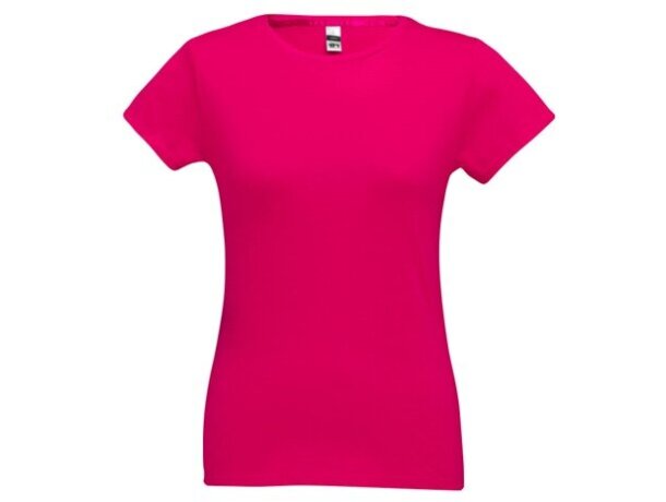 Camisetas manga corta THC Sofia 3XL para mujer algodón 100% 150 g/m2 Rosa detalle 85