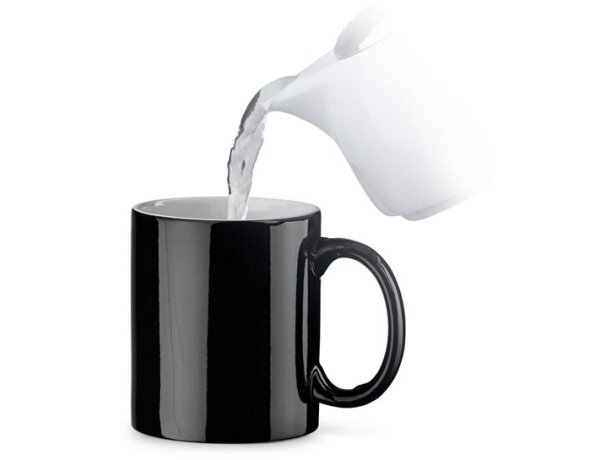 Taza Wow de cerámica 350 mL negro