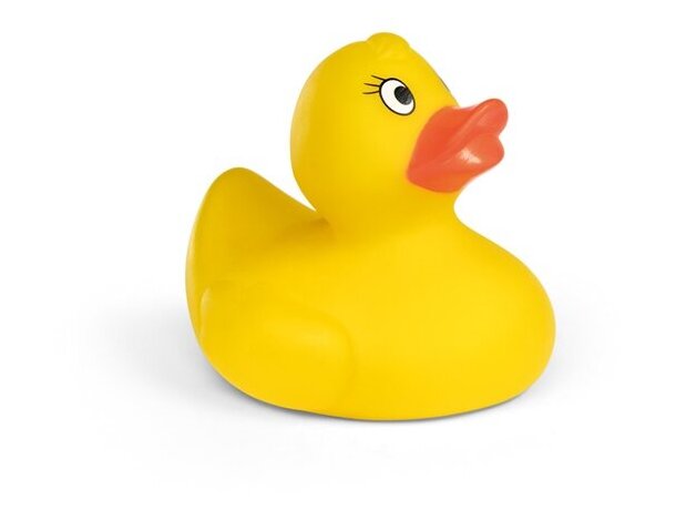 Muñecos antiestrés pato Duck de goma PVC amarillo para jugar en el agua detalle 3