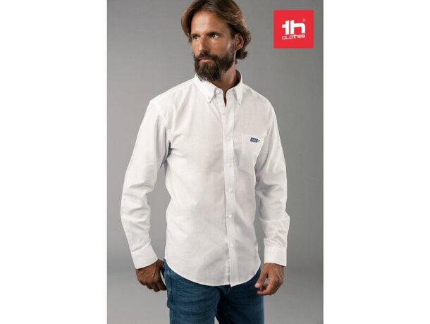 Camisa Thc Tokyo Wh oxford para hombre blanco