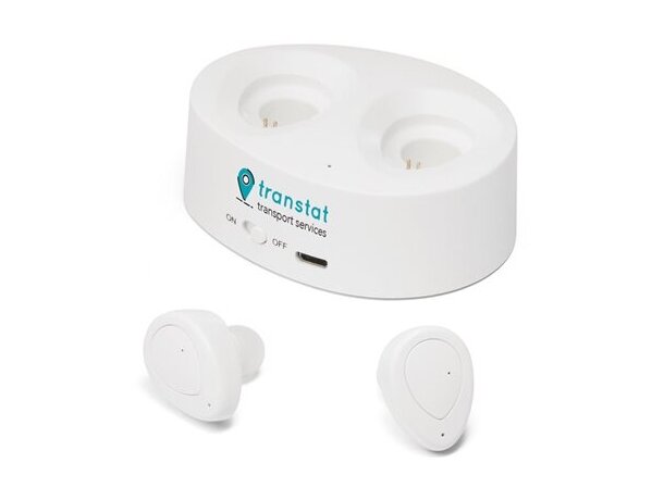 Auriculares Chargaff Inalámbricos blanco