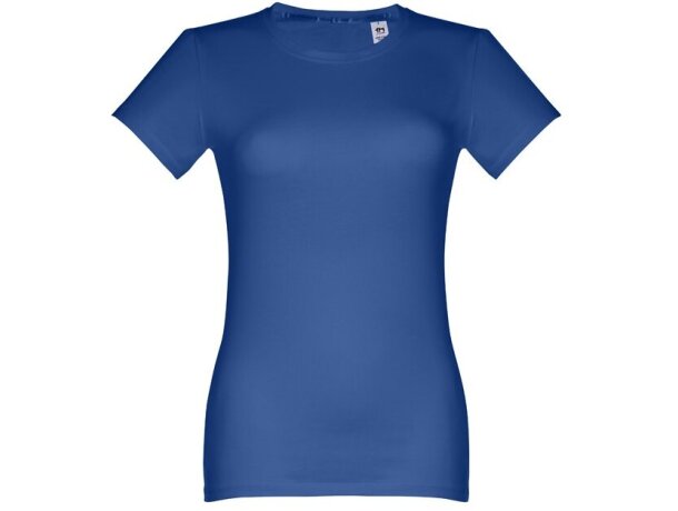 Camiseta para mujer publicidad THC Ankara Women algodón 100% 190 g/m2 entallada Azul royal detalle 23