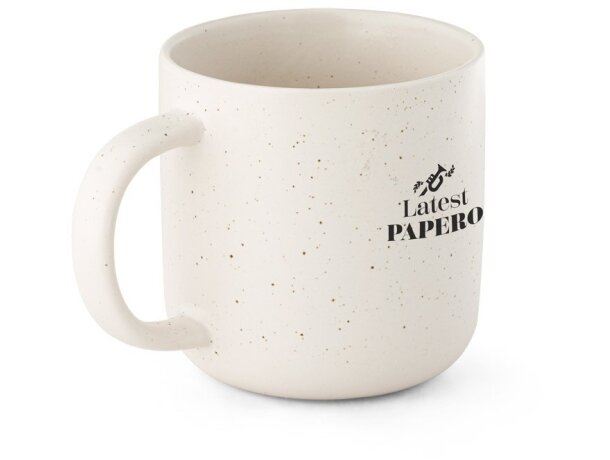 taza Constellation de cerámica de 370ml blanco pastel