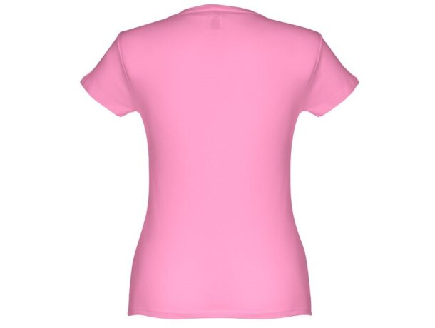 Camisetas mangas cortas corte entallado de algodón 150 g/m2 Thc Sofia Rosa claro detalle 64