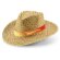 Sombrero de paja original Jean RIB con cinta sublimada de paja natural Blanco detalle 3