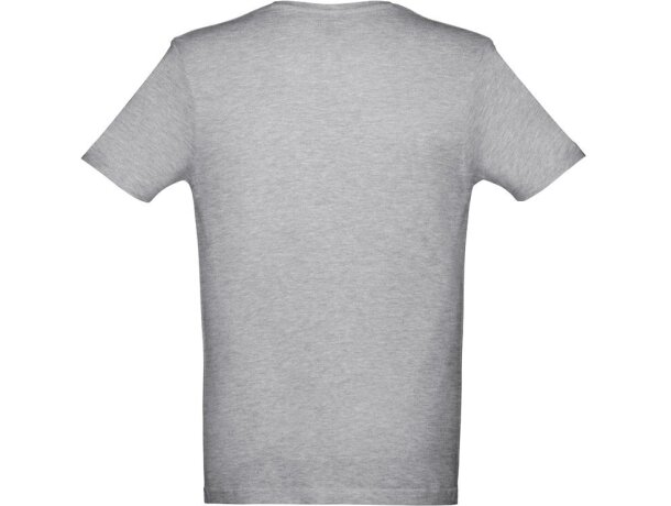 Camisetas con logotipo THC Athens hombre de algodón 100% 150 g/m2 Gris claro matizado detalle 12