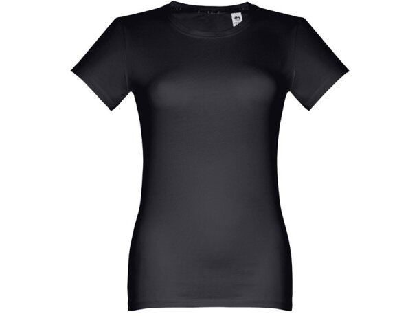 Camiseta para mujer publicidad THC Ankara Women algodón 100% 190 g/m2 entallada Negro detalle 39