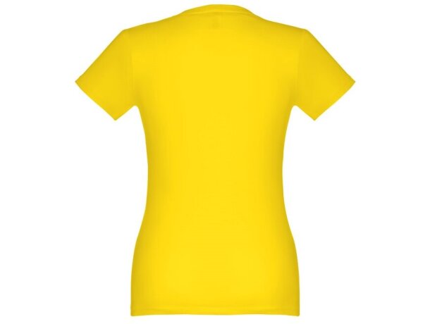 Camiseta para mujer publicidad THC Ankara Women algodón 100% 190 g/m2 entallada Amarillo detalle 31