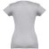 Camisetas mujer algodón cardado 150 g/m2 Thc Gris claro matizado detalle 12