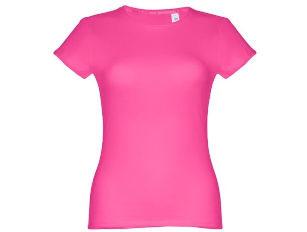 Camisetas manga corta THC Sofia 3XL para mujer algodón 100% 150 g/m2 Rosa detalle 83