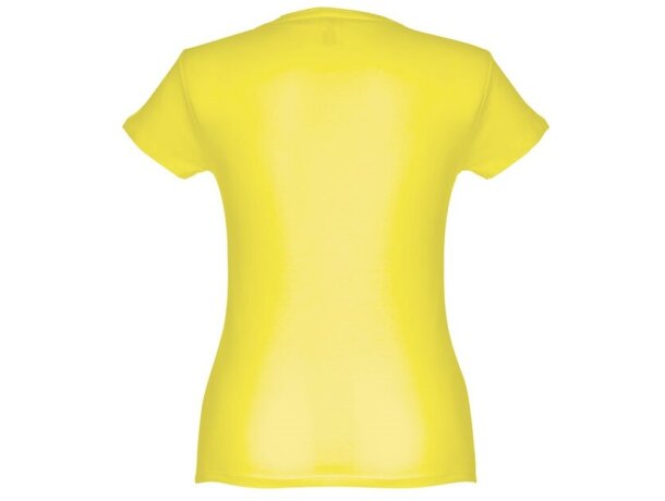 Camisetas manga corta THC Sofia 3XL para mujer algodón 100% 150 g/m2 Amarillo limón detalle 26