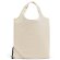 Bolso Orleans plegable 100% algodón natural claro