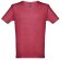 Camisetas mangas cortas poliéster unisex 150 g/m2 Thc Rojo matizado detalle 5