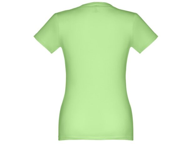 Camiseta para mujer publicidad THC Ankara Women algodón 100% 190 g/m2 entallada Verde claro detalle 21