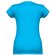 Camiseta de mujer personalizada THC Athens Women entallada algodón 100% 150 g/m2 Azul aqua detalle 15