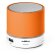 Altavoz bluetooth promocional Perey portátil con micrófono y lector TF Naranja detalle 3