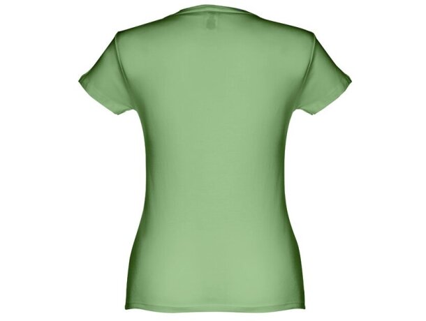 Camisetas manga corta THC Sofia 3XL para mujer algodón 100% 150 g/m2 Jade verde detalle 29