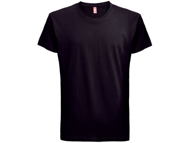 Camiseta unisex manga corta de algodón 150 g/m2 Thc Fair Negro detalle 11