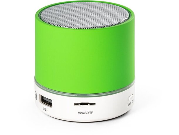 Altavoz de sobremesa en colores variados Perey Verde claro detalle 5