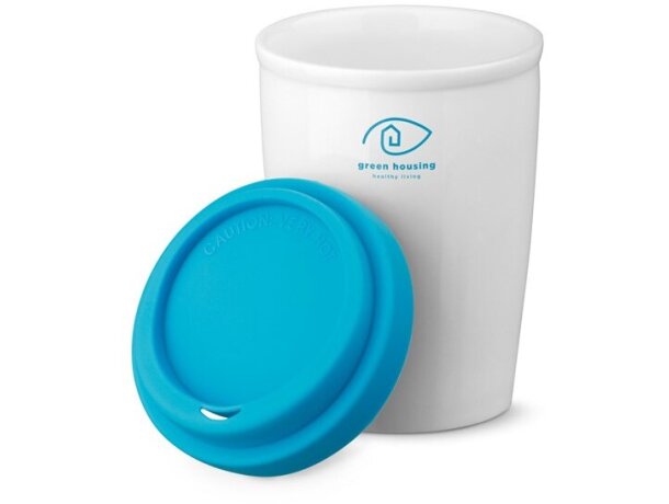 Taza Duwal de viaje de 270 ml azul claro