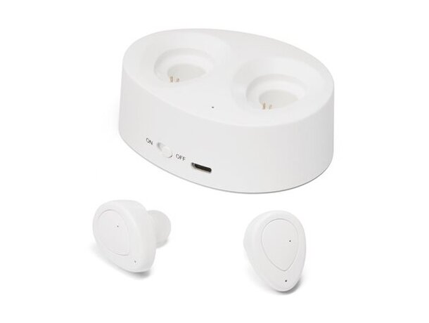 Auriculares Chargaff Inalámbricos blanco