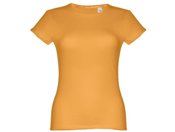 Camisetas manga corta THC Sofia 3XL para mujer algodón 100% 150 g/m2 Amarillo oscuro detalle 51