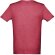 Camisetas mangas cortas poliéster unisex 150 g/m2 Thc Rojo matizado detalle 6